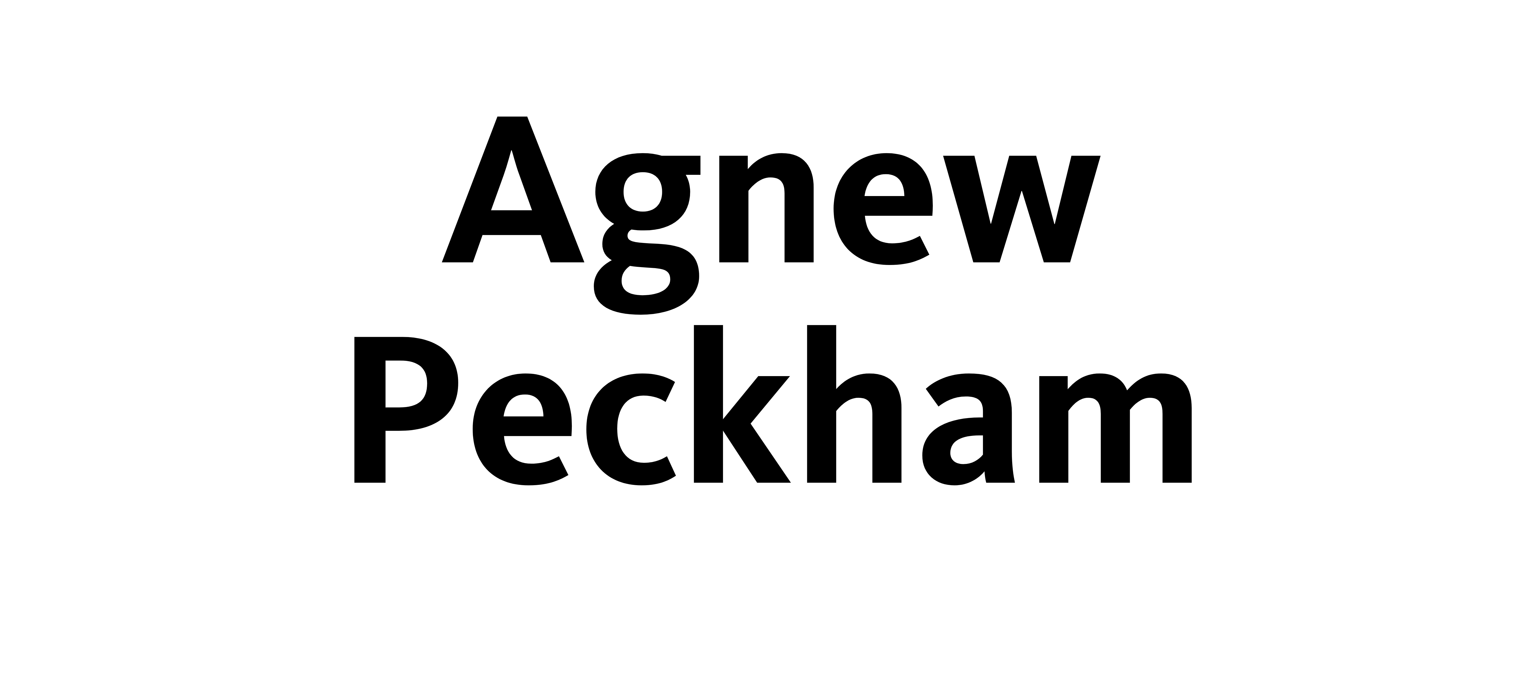 Agnew Peckham